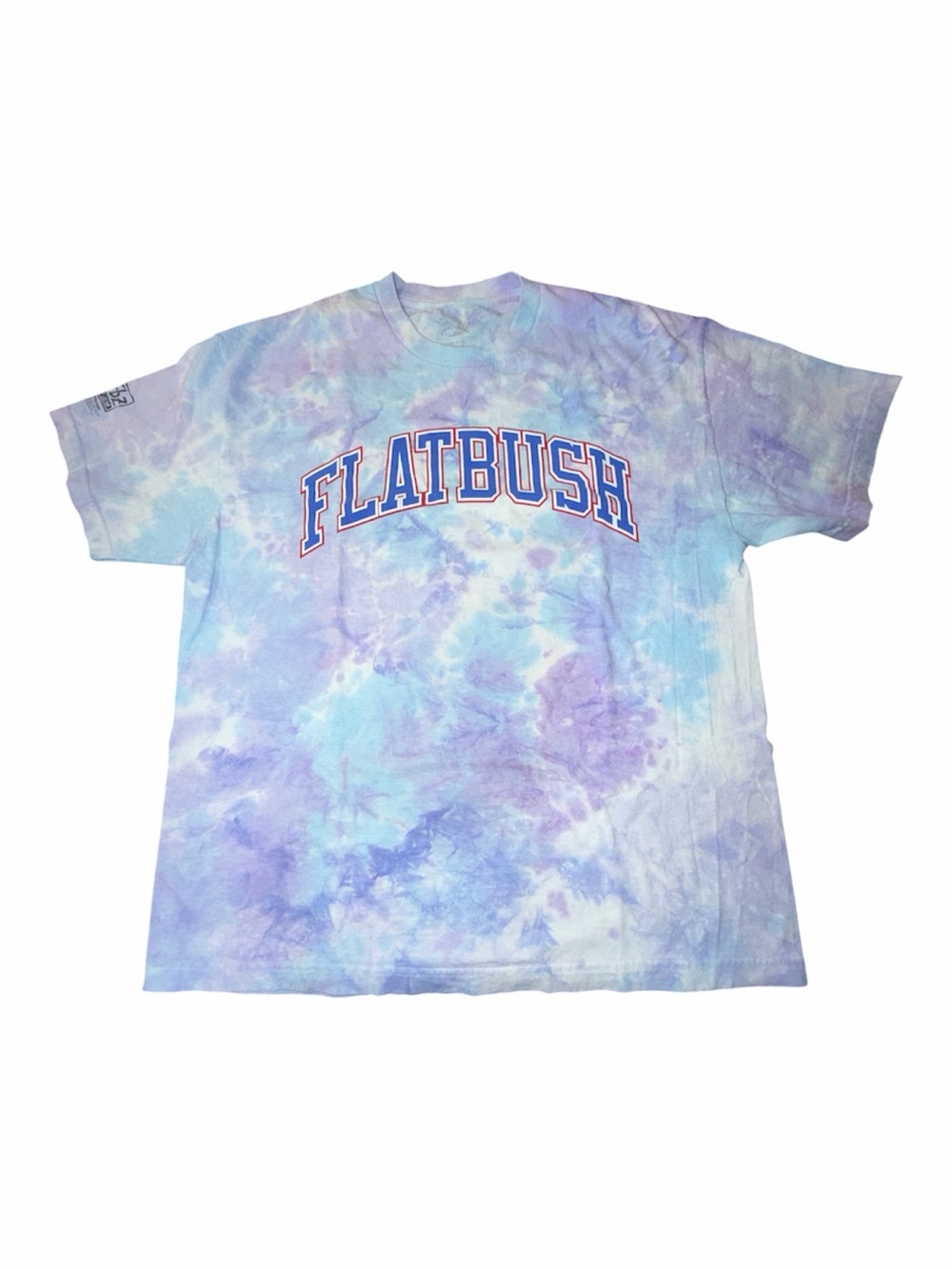 Flatbush Size Large Blue Zombies Glorious Dead Tie Dye Band Tee Signed Print
